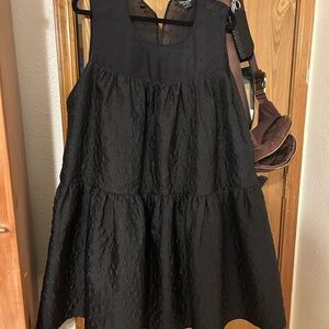 Kate Spade Black Sheer Polka Dot Dress